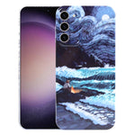 Custodia PC con stampa pittura a olio per Samsung Galaxy S23 Ultr