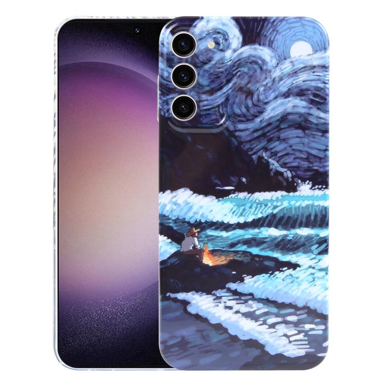 Custodia PC con stampa pittura a olio per Samsung Galaxy S23 Ultr