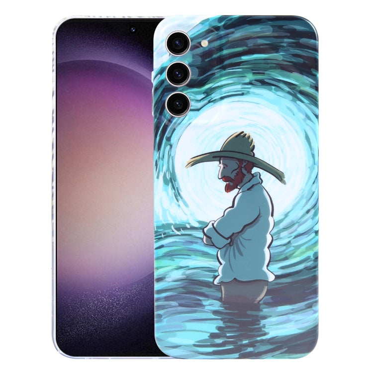 Custodia PC con stampa pittura a olio per Samsung Galaxy S23 Ultr