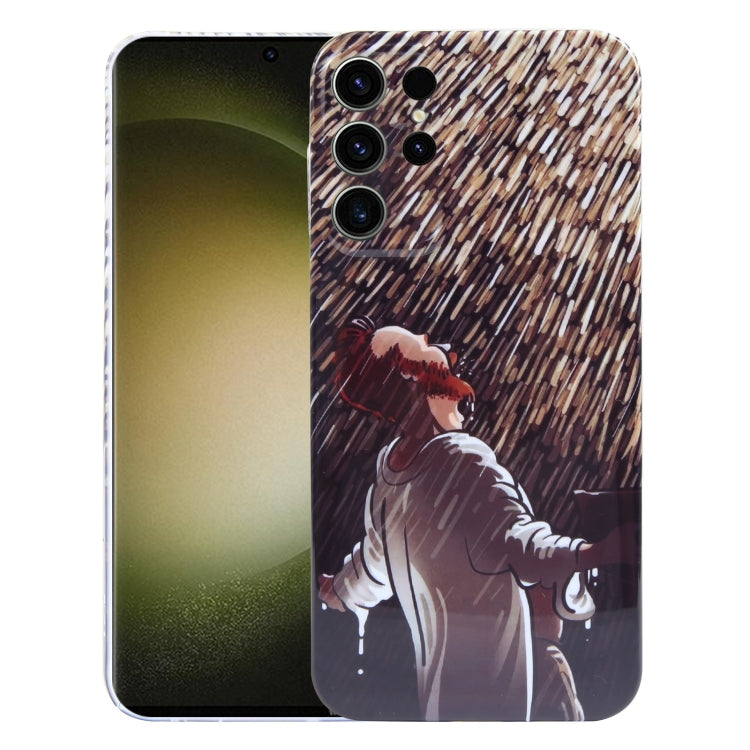 Custodia PC con stampa pittura a olio per Samsung Galaxy S23 Ultr