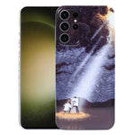 Custodia PC con stampa pittura a olio per Samsung Galaxy S23 Ultr