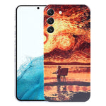 Custodia PC con stampa pittura a olio per Samsung Galaxy S23 Ultr