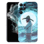Custodia PC con stampa olio per Samsung Galaxy S22 Ultra 5G