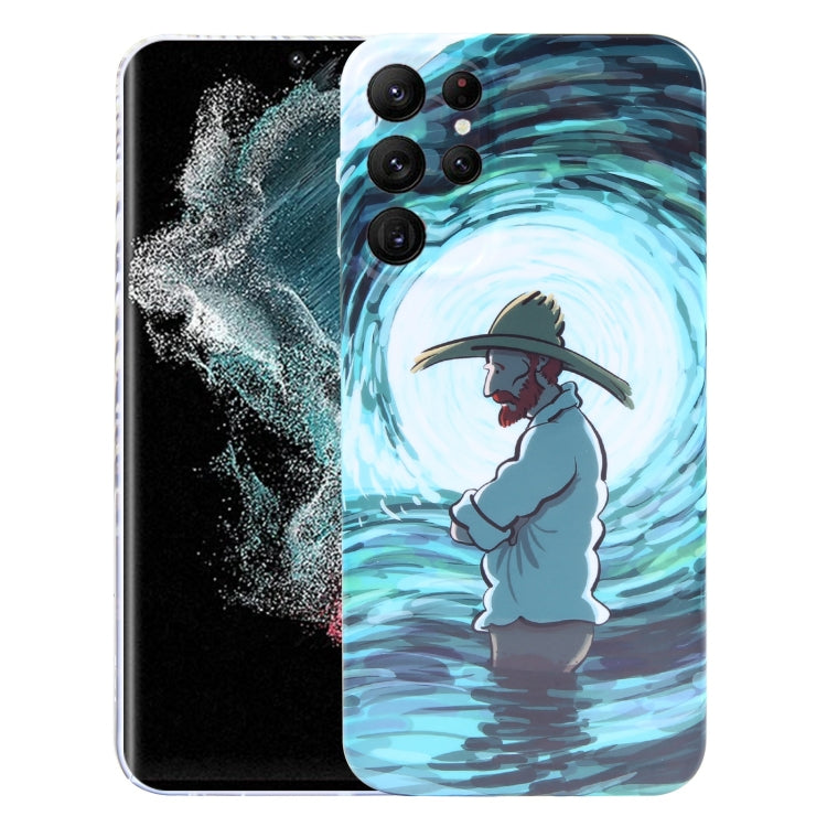 Custodia PC con stampa olio per Samsung Galaxy S22 Ultra 5G