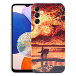 Custodia PC con stampa olio per Samsung Galaxy S22 Ultra 5G