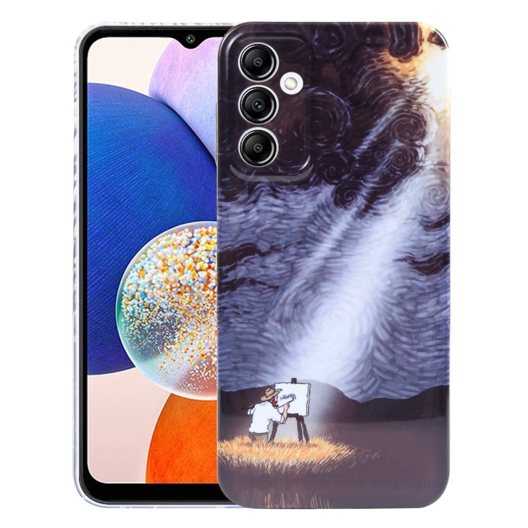 Custodia PC con stampa olio per Samsung Galaxy S22 Ultra 5G