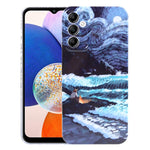 Custodia PC con stampa olio per Samsung Galaxy S22 Ultra 5G
