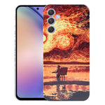 Custodia PC con stampa olio per Samsung Galaxy S22 Ultra 5G
