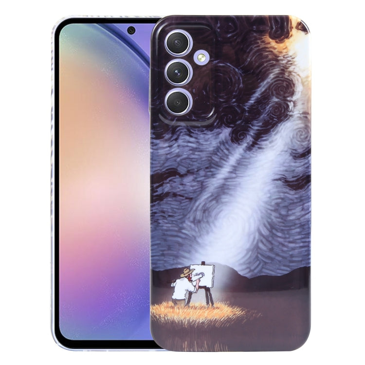 Custodia PC con stampa olio per Samsung Galaxy S22 Ultra 5G