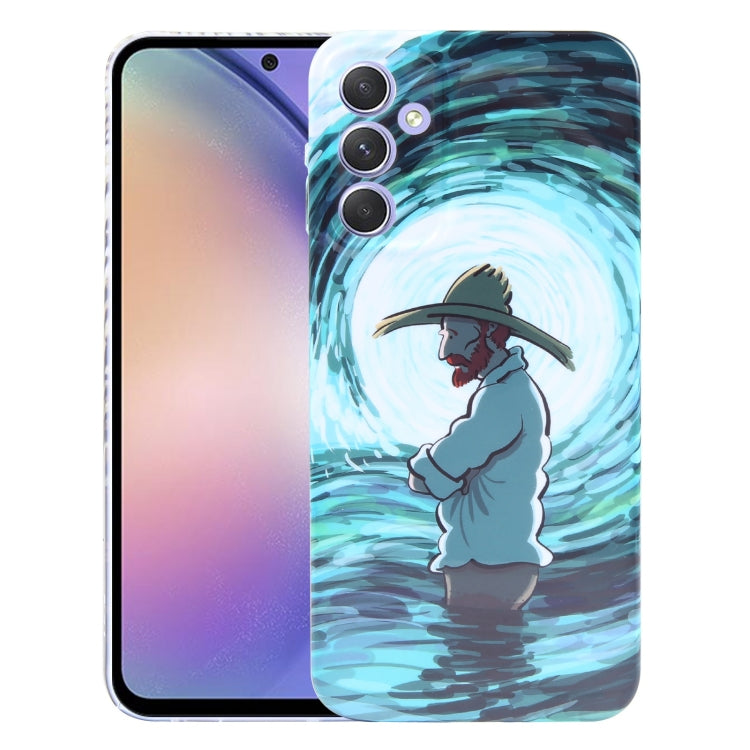 Custodia PC con stampa olio per Samsung Galaxy S22 Ultra 5G