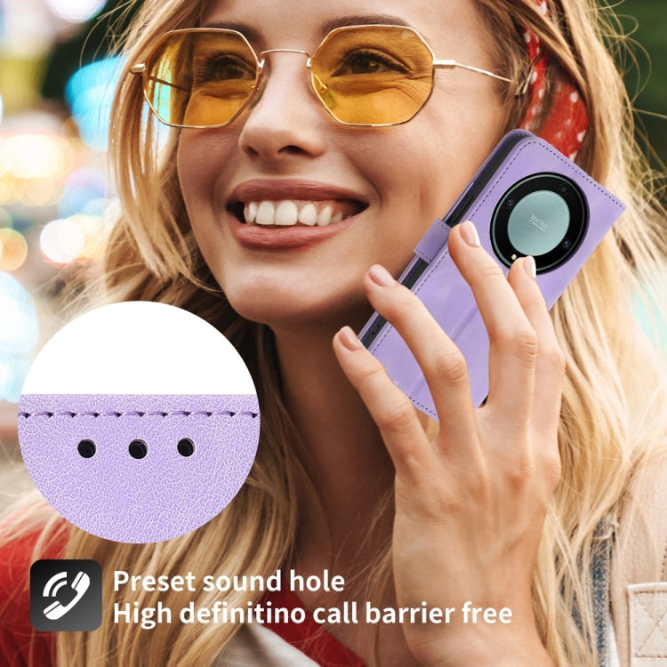 Custodia per telefono in pelle con portafoglio in rilievo con fiori al tatto, For Honor X9a