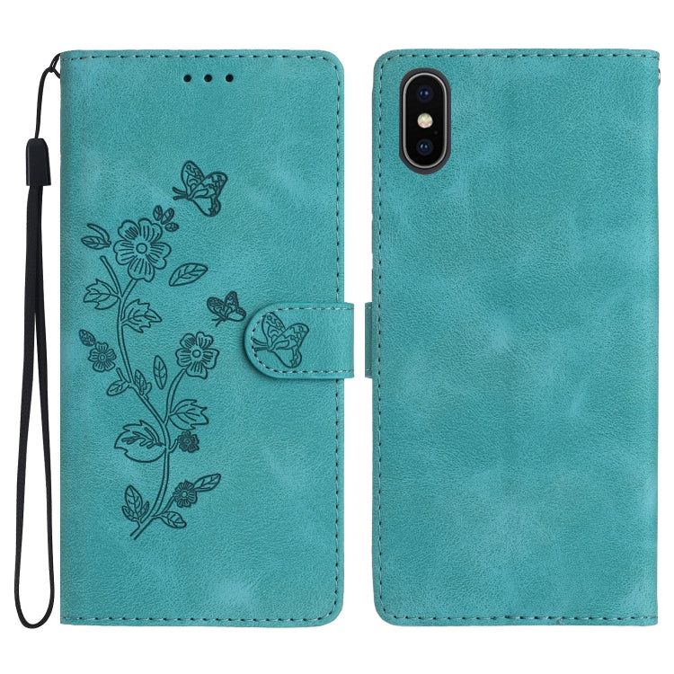 Custodia in pelle floreale per smartphone compatibili