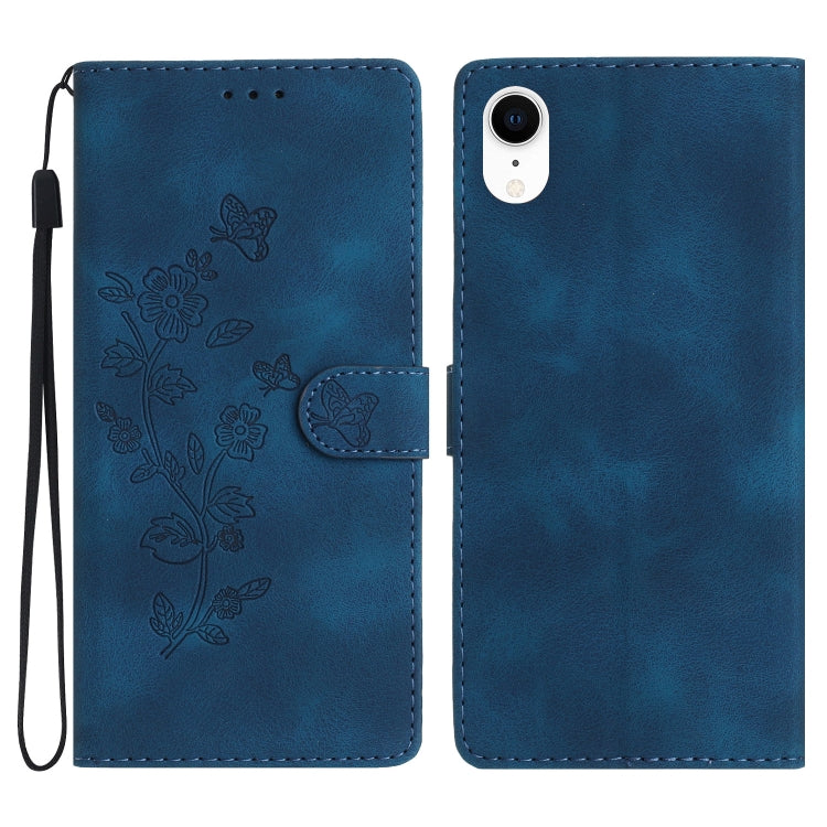 Custodia in pelle floreale per smartphone compatibili