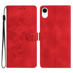 Custodia in pelle floreale per smartphone compatibili