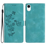 Custodia in pelle floreale per smartphone compatibili