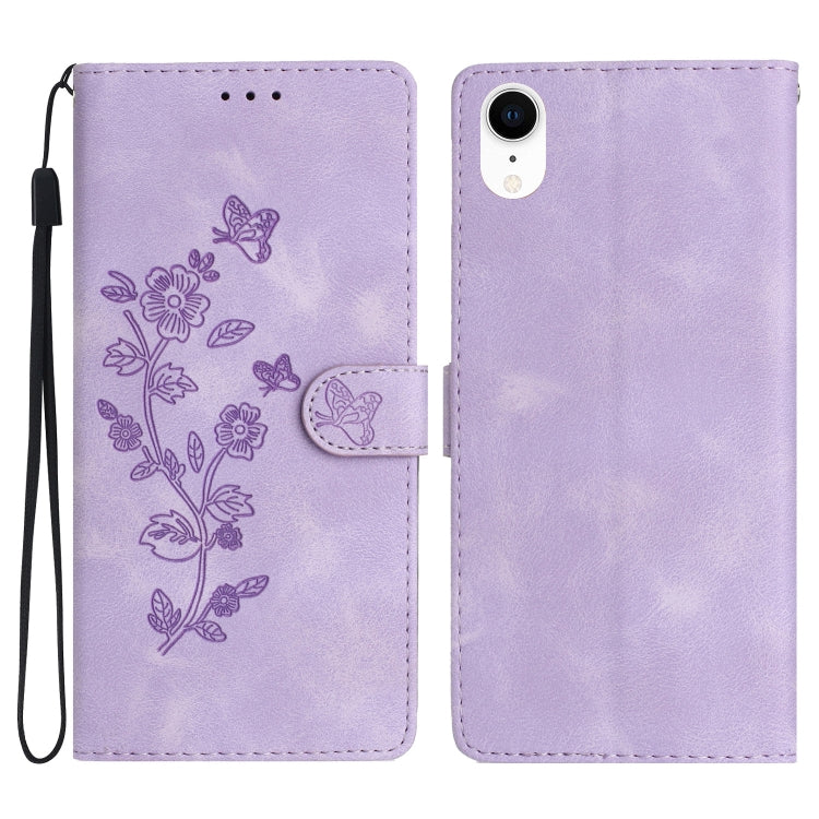 Custodia in pelle floreale per smartphone compatibili