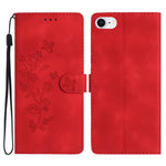 Custodia in pelle con motivo floreale per smartphone compatibili