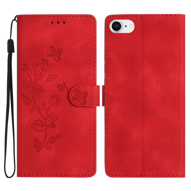 Custodia per cellulare in pelle con motivo floreale in rilievo, For iPhone 14 Pro Max, For iPhone SE 2022/2020 / 8 / 7 / 6, For iPhone 13 Pro Max, For iPhone 13 Pro