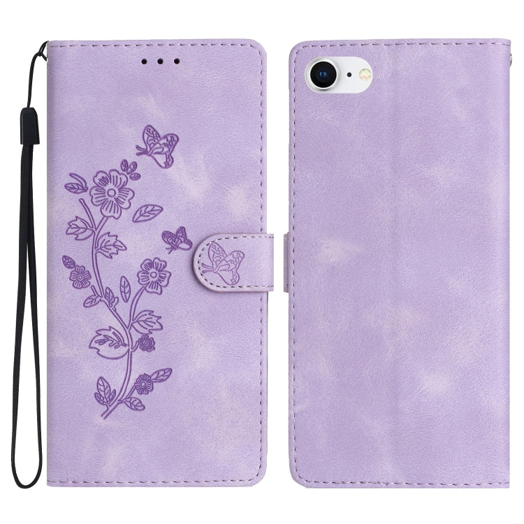Custodia in pelle con motivo floreale per smartphone compatibili