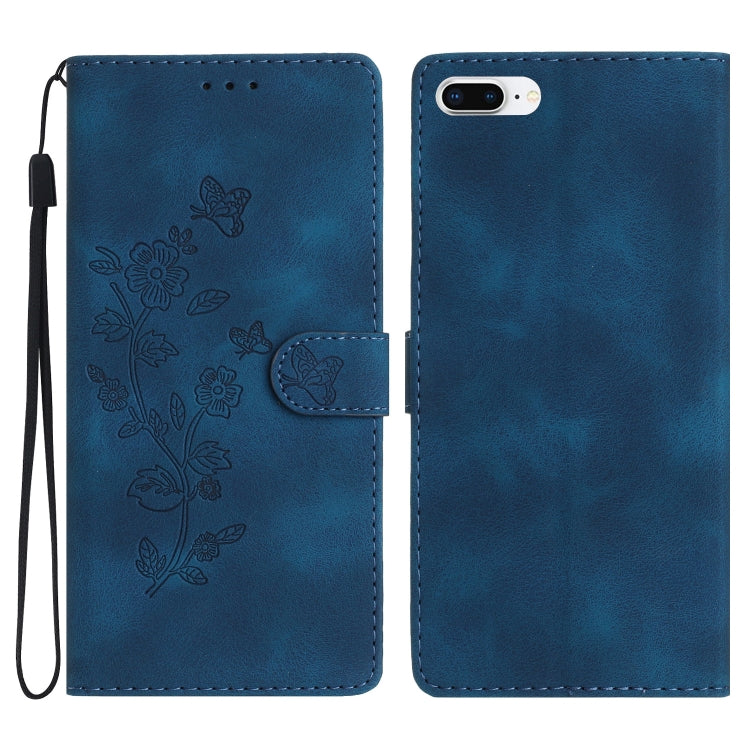 Custodia in pelle floreale per smartphone compatibili