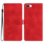 Custodia in pelle floreale per smartphone compatibili
