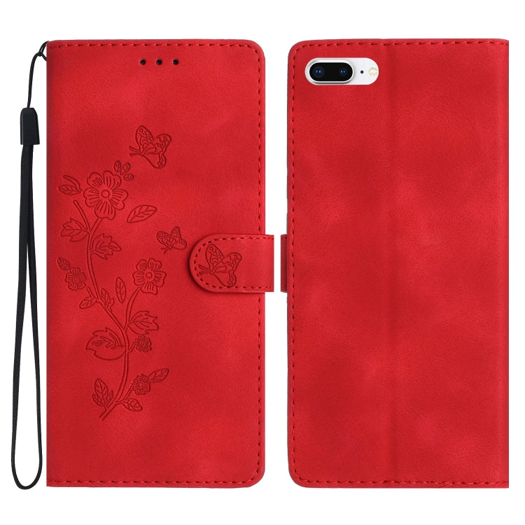 Custodia in pelle floreale per smartphone compatibili