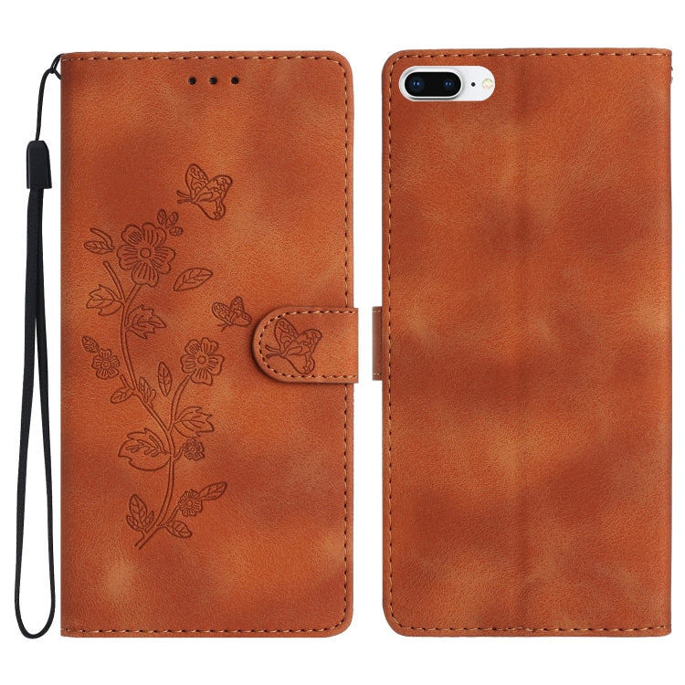 Custodia in pelle floreale per smartphone compatibili