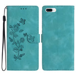 Custodia in pelle floreale per smartphone compatibili