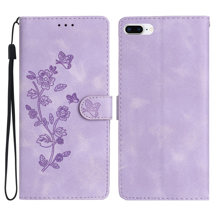 Custodia in pelle floreale per smartphone compatibili