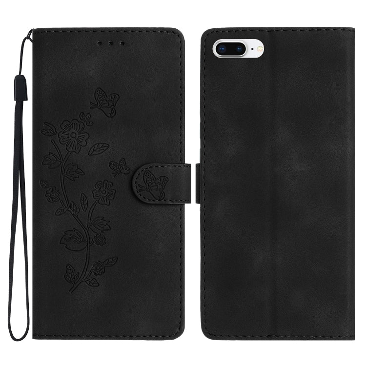 Custodia in pelle floreale per smartphone compatibili