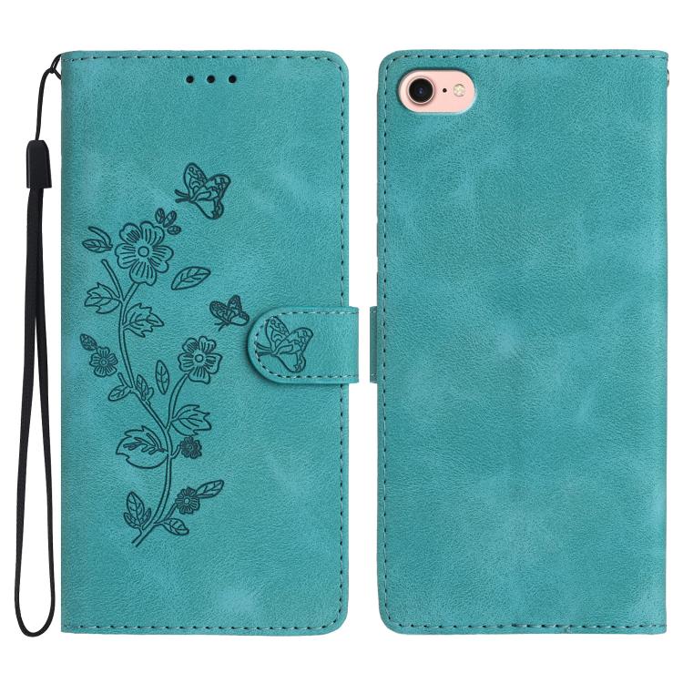 Custodia in pelle con motivo floreale per iPhone 17