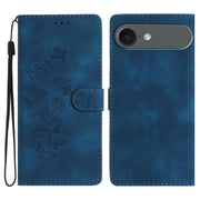 Custodia in pelle floreale per iPhone 16