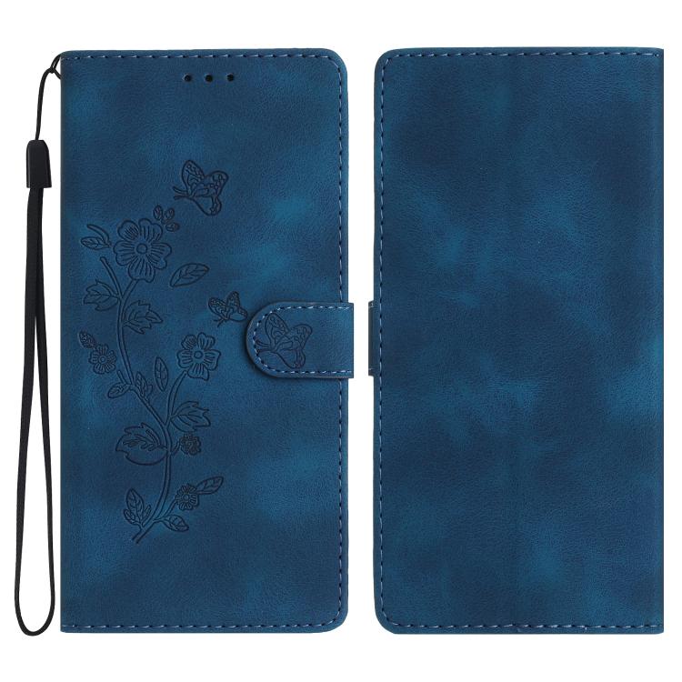 Custodia in pelle con motivo floreale per iPhone 17