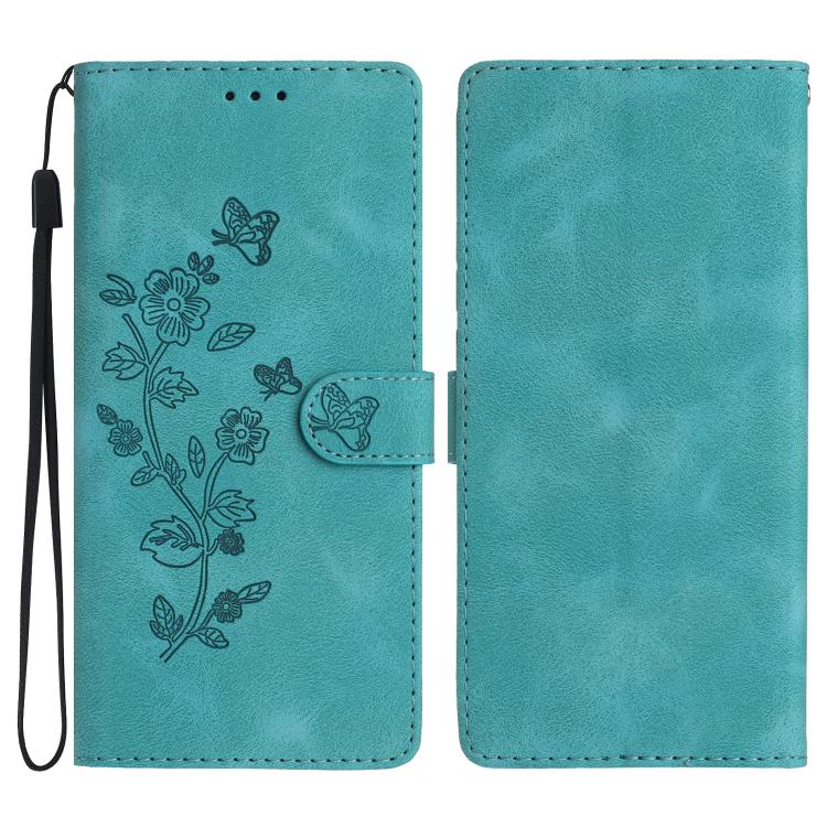 Custodia in pelle con motivo floreale per iPhone 17