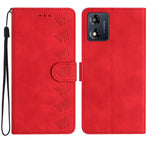 Custodia per telefono in pelle goffrata con sette farfalle, For Motorola Moto G14 4G, For Motorola Edge 40, For Motorola Moto G13, For Motorola Moto E13