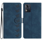 Custodia per telefono in pelle goffrata con sette farfalle, For Motorola Moto G14 4G, For Motorola Edge 40, For Motorola Moto G13, For Motorola Moto E13