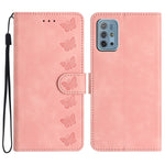 Custodia per telefono in pelle goffrata con sette farfalle, For Motorola Moto G31, For Motorola Moto G60, For Motorola Moto G10, For Motorola Moto G50