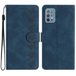 Custodia per telefono in pelle goffrata con sette farfalle, For Motorola Moto G31, For Motorola Moto G60, For Motorola Moto G10, For Motorola Moto G50
