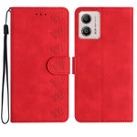 Custodia per telefono in pelle goffrata con sette farfalle, For Motorola Moto G14 4G, For Motorola Edge 40, For Motorola Moto G13, For Motorola Moto E13