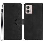 Custodia per telefono in pelle goffrata con sette farfalle, For Motorola Moto G14 4G, For Motorola Edge 40, For Motorola Moto G13, For Motorola Moto E13