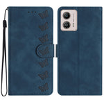 Custodia per telefono in pelle goffrata con sette farfalle, For Motorola Moto G14 4G, For Motorola Edge 40, For Motorola Moto G13, For Motorola Moto E13