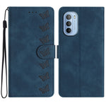 Custodia per telefono in pelle goffrata con sette farfalle, For Motorola Moto G31, For Motorola Moto G60, For Motorola Moto G10, For Motorola Moto G50