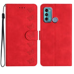 Custodia per telefono in pelle goffrata con sette farfalle, For Motorola Moto G31, For Motorola Moto G60, For Motorola Moto G10, For Motorola Moto G50