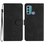 Custodia per telefono in pelle goffrata con sette farfalle, For Motorola Moto G31, For Motorola Moto G60, For Motorola Moto G10, For Motorola Moto G50