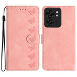 Custodia per telefono in pelle goffrata con sette farfalle, For Motorola Moto G14 4G, For Motorola Edge 40, For Motorola Moto G13, For Motorola Moto E13