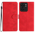 Custodia per telefono in pelle goffrata con sette farfalle, For Motorola Moto G14 4G, For Motorola Edge 40, For Motorola Moto G13, For Motorola Moto E13