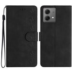 Custodia per telefono in pelle goffrata con sette farfalle, For Motorola Edge 50 Pro, For Motorola Edge 50 Fusion, For Motorola Moto G84 5G, For Motorola Moto G54 5G