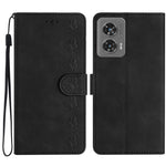 Custodia per telefono in pelle goffrata con sette farfalle, For Motorola Edge 50 Pro, For Motorola Edge 50 Fusion, For Motorola Moto G84 5G, For Motorola Moto G54 5G