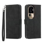 Dierfeng Dream Line TPU + Custodia per telefono in pelle PU, For OPPO A38 4G, For OPPO A58 4G, For OPPO Reno10 Global/Reno10 Pro Global, For OPPO Reno10 Pro+ 5G