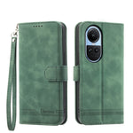 Dierfeng Dream Line TPU + Custodia per telefono in pelle PU, For OPPO A38 4G, For OPPO A58 4G, For OPPO Reno10 Global/Reno10 Pro Global, For OPPO Reno10 Pro+ 5G